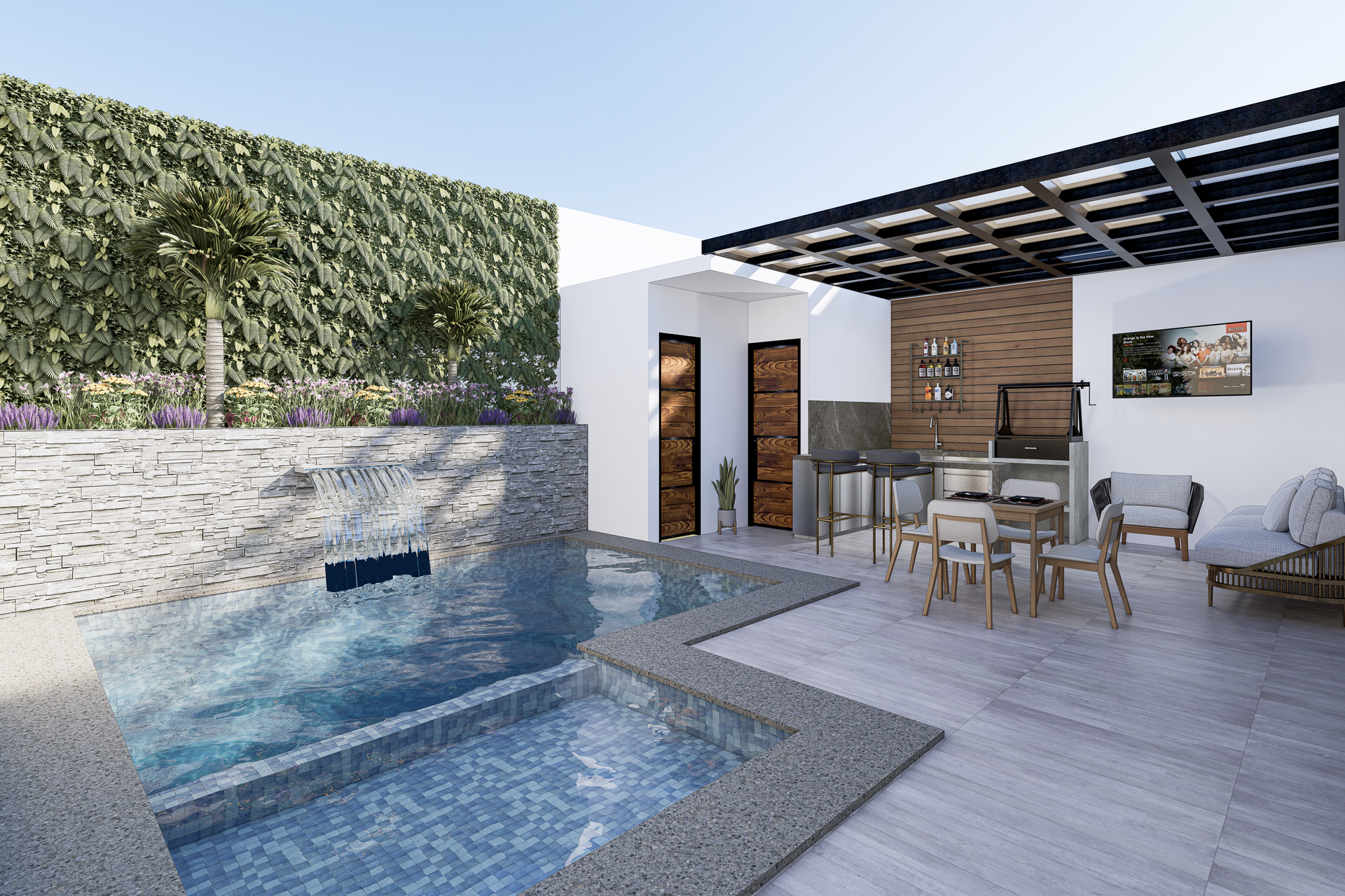 OHMS Arquitectura, fachada brisas del valle