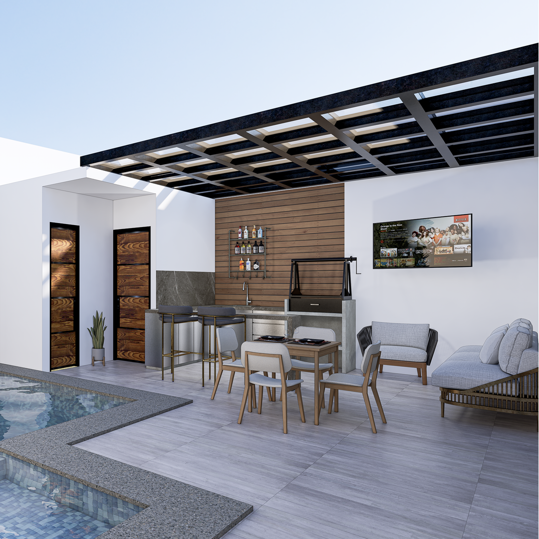 Diseño Interior estancia AYSSO RESIDENCIAL- IDEI por OHMS ARQUITECTURA