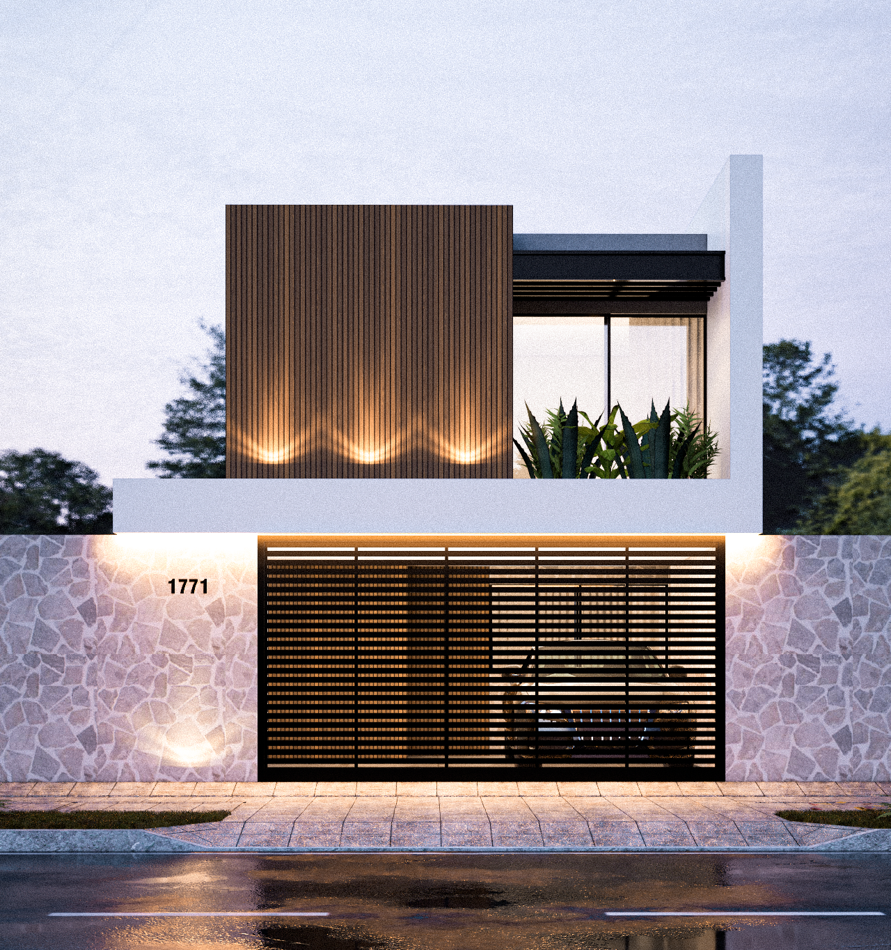 OHMS Arquitectura, fachada brisas del valle