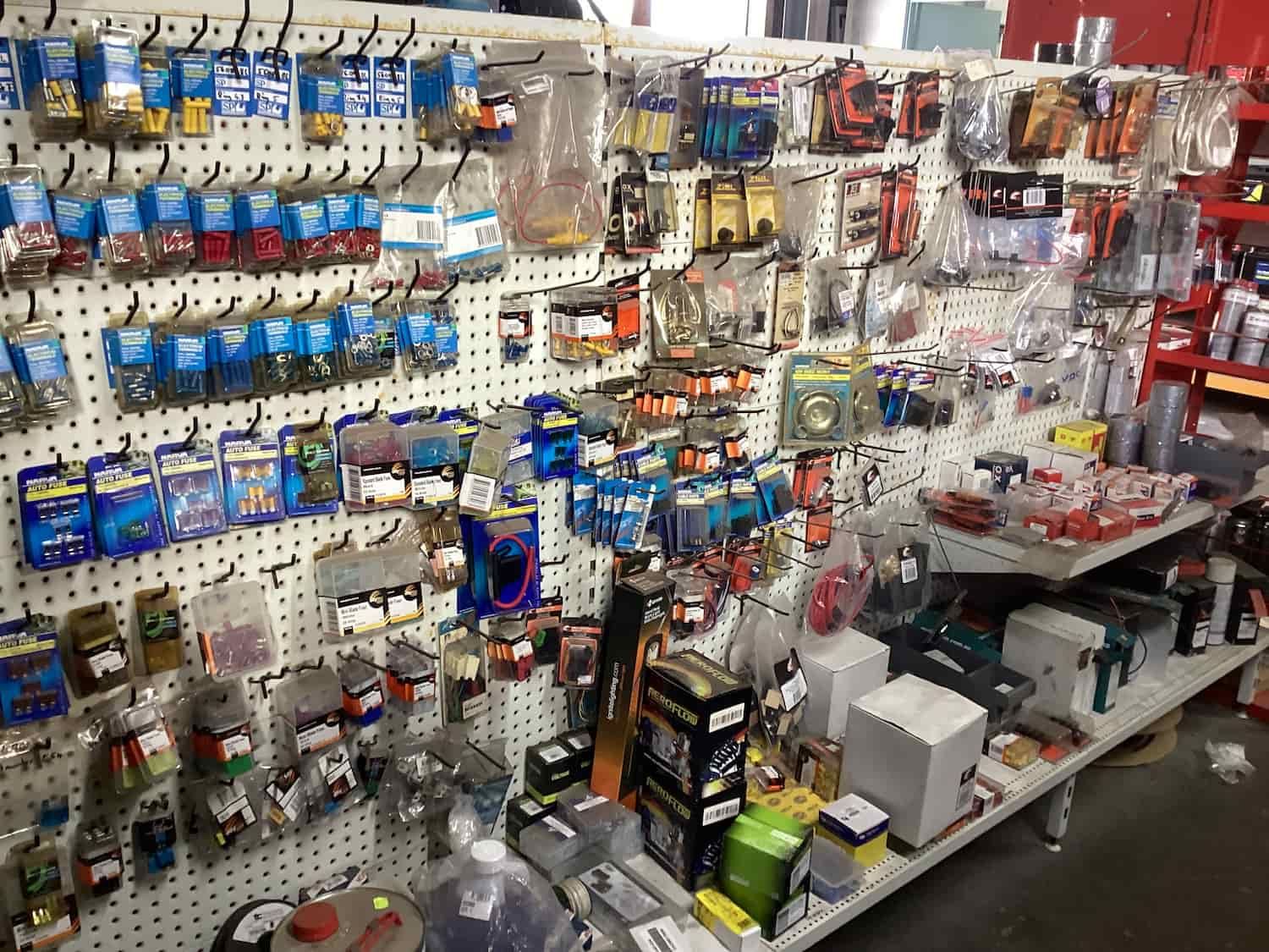 A Store Filled With Lots of Tools and Supplies — Bowen Mechanical & Haulage in Bowen, QLD