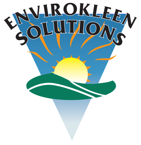 A Mop and Cleaning Supplies Are in a Basket on the Floor — Envirokleen Solutions In Slade Point, QLD