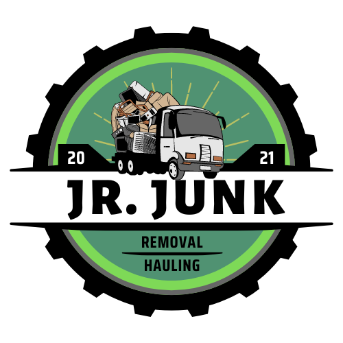 A logo for a junk removal and hauling company.
