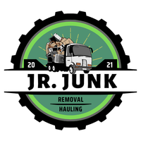 A logo for a junk removal and hauling company.