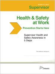 Supervisor health and safety at work prevention starts here supervisor health and safety awareness in 5 steps