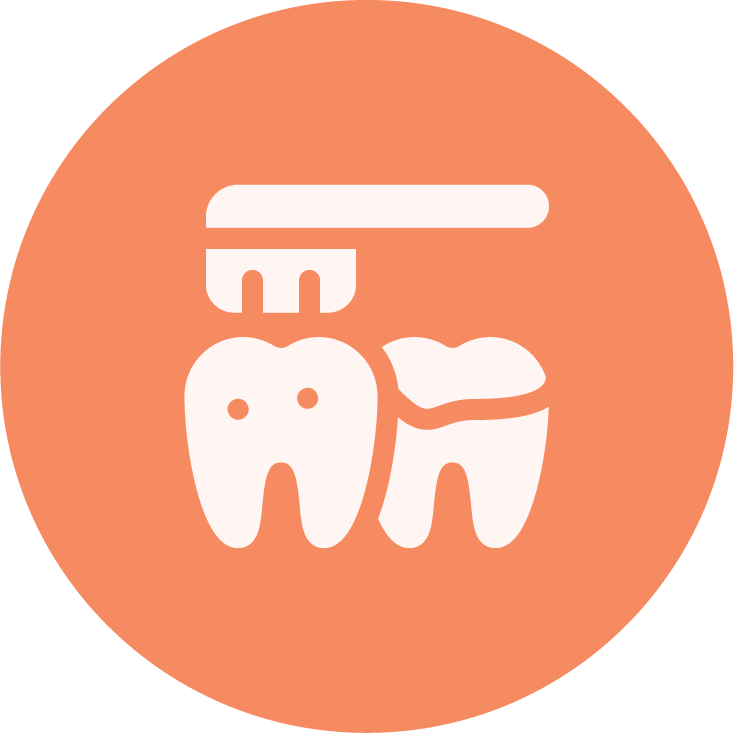 Caregiver support icon representing personal care and hygiene assistance