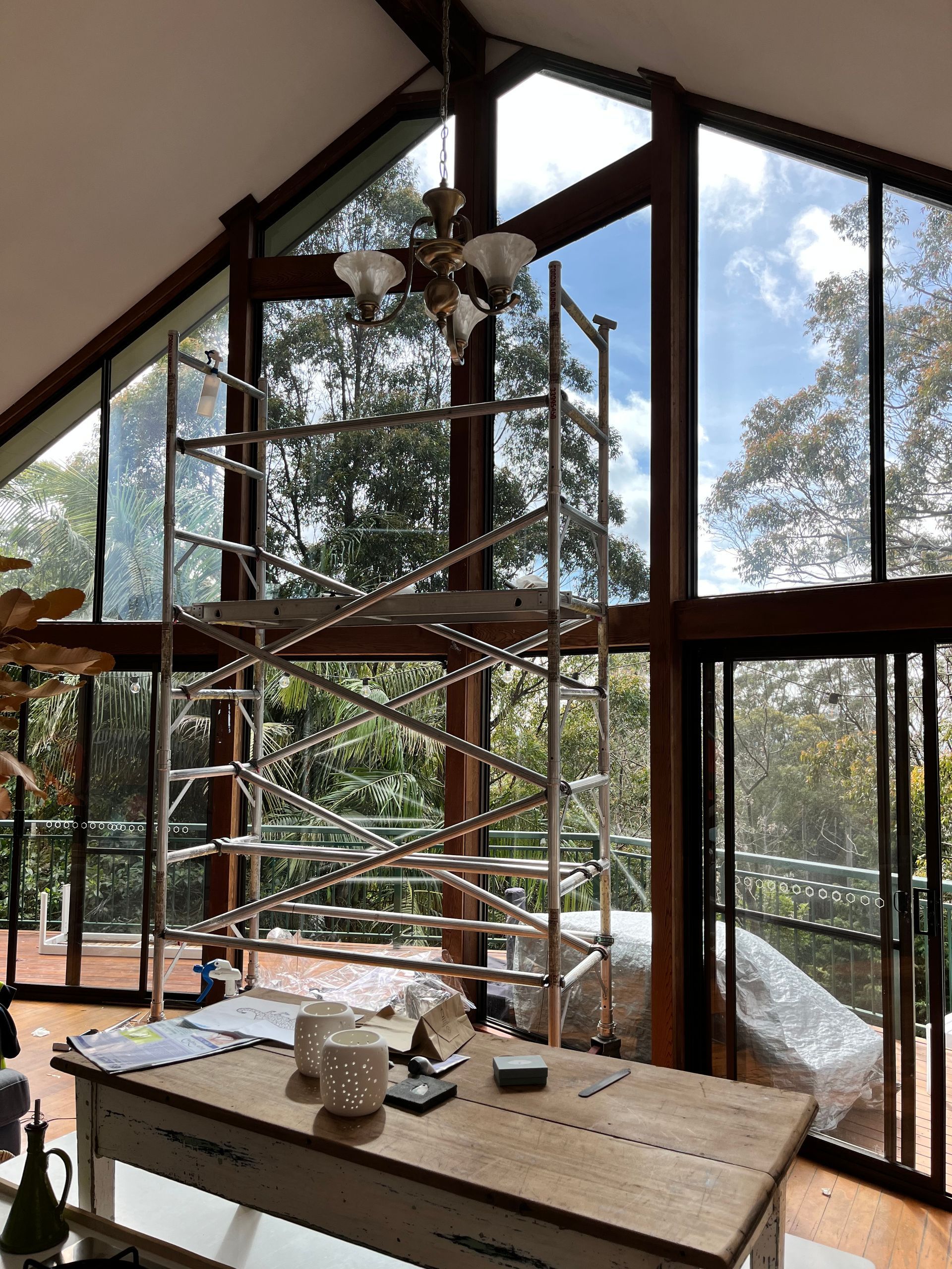 Inside Of a House With Large Tinted Windows — Solarmaster in Murarrie, QLD
