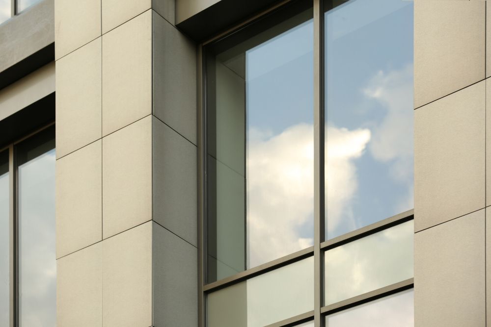 Close-up Of An Office Window Tinting In Brisbane