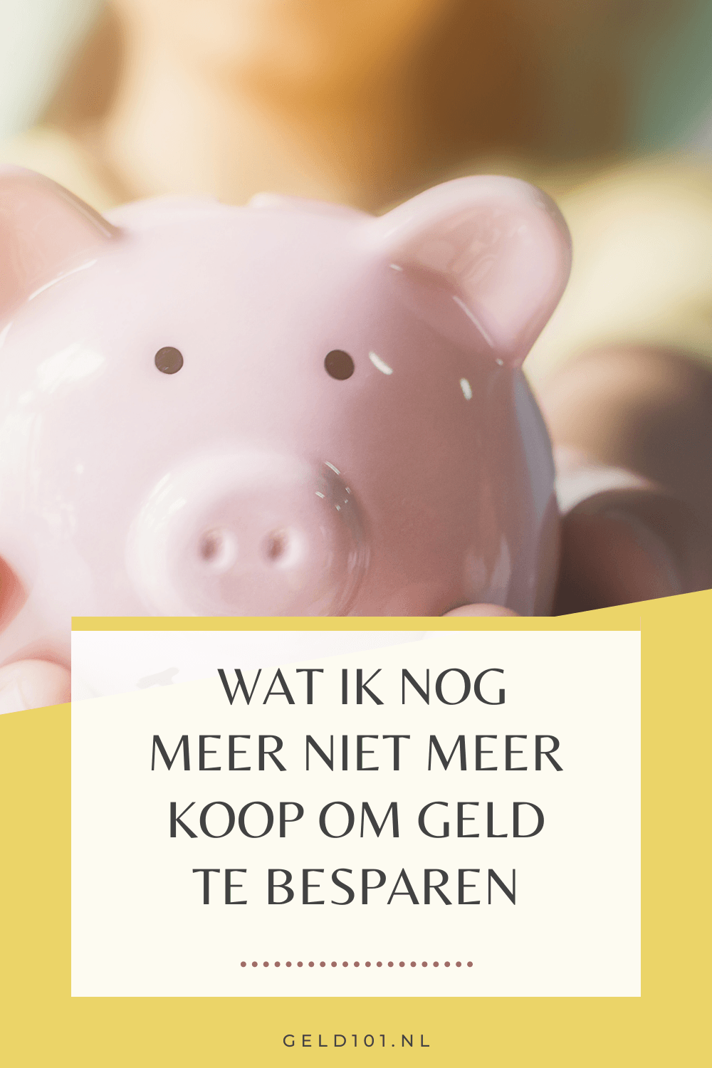 wat ik nog meer niet koop om geld te besparen