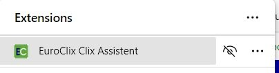 euroclix assistent extensie