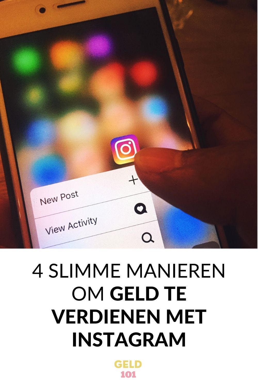 geld verdienen met instagram