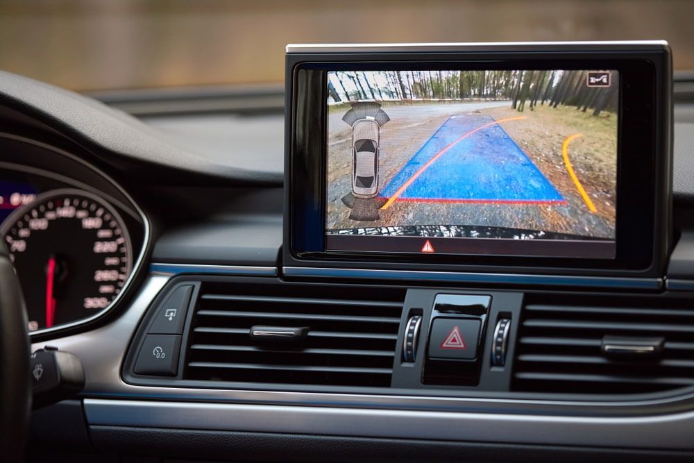 Rear View Camera is Displayed on the Dashboard of a Car — Townsville Car Audio Excellence in Townsville, QLD