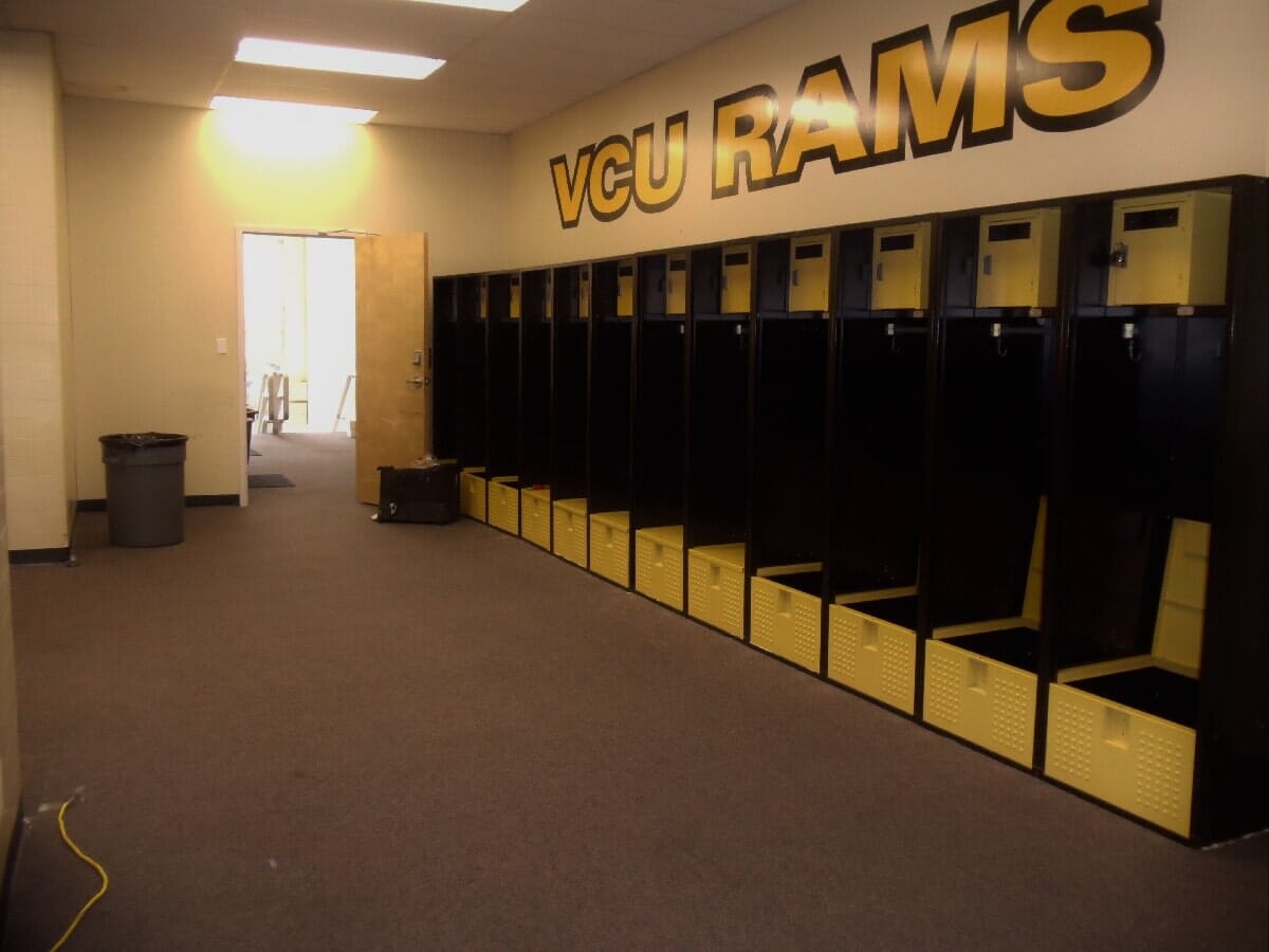 Locker Room — Chester, VA — ARW Contracting, Inc.
