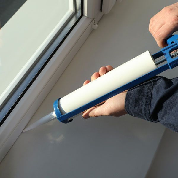 caulking windows