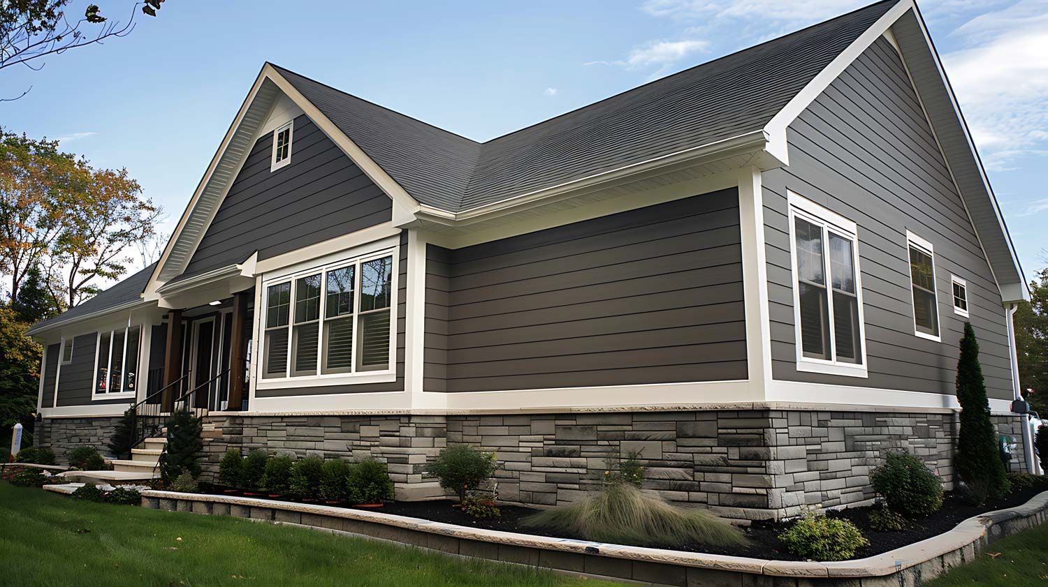 gutter service in louisville, ky. new house with updated gutter system