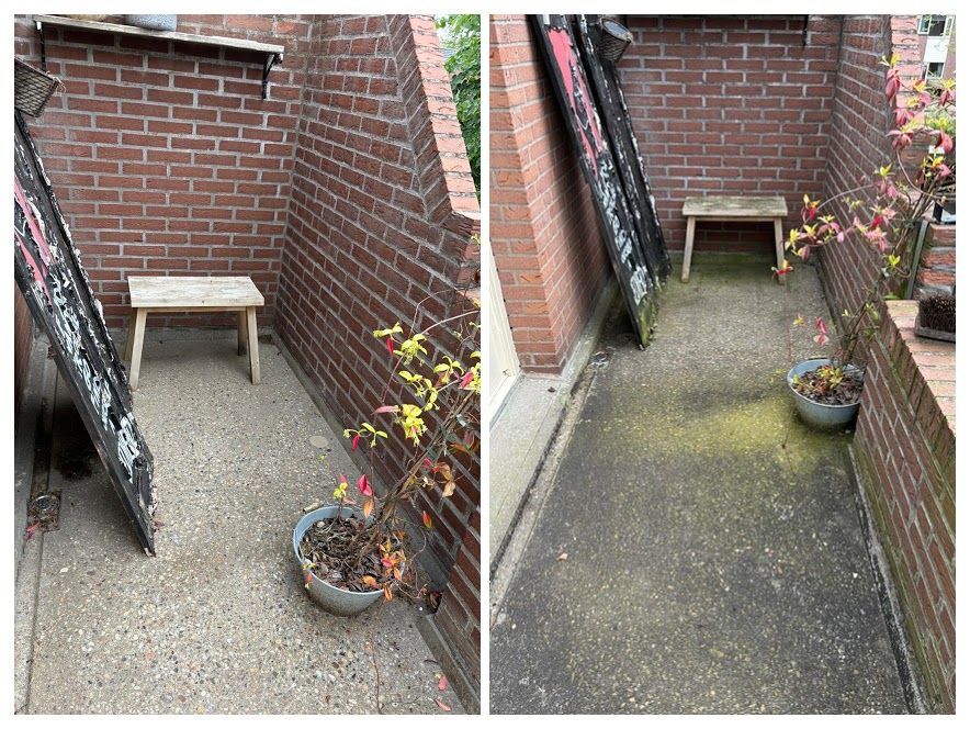 balkonreiniging in Zwolle met een geweldig resultaat