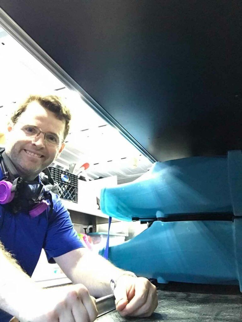 inside truck photo smiling loudoun