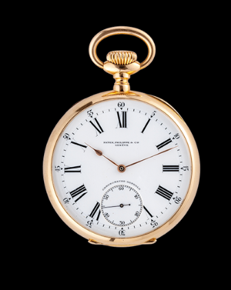 Three luxury gold-cased wristwatches with chronograph dials and leather straps arranged side-by-side on a dark surface.