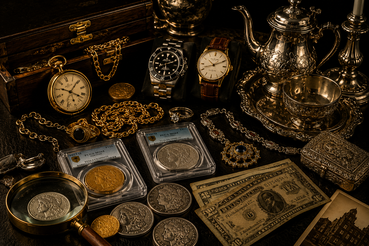 gold and silver collection
