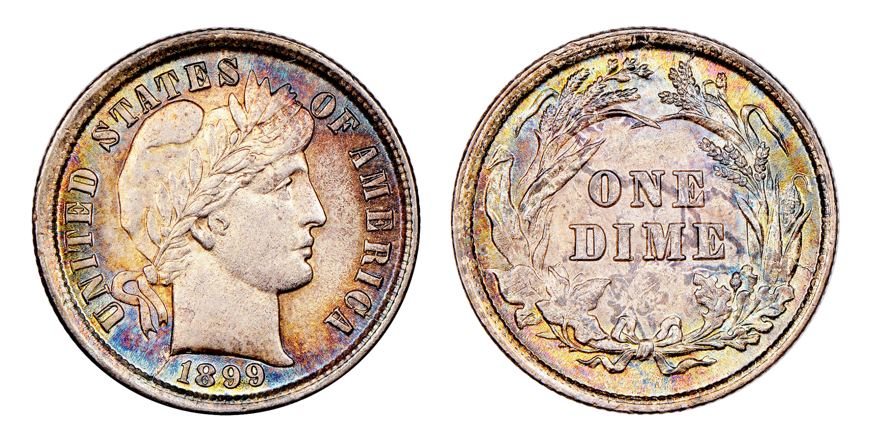 Barber Dime:  1892-1916