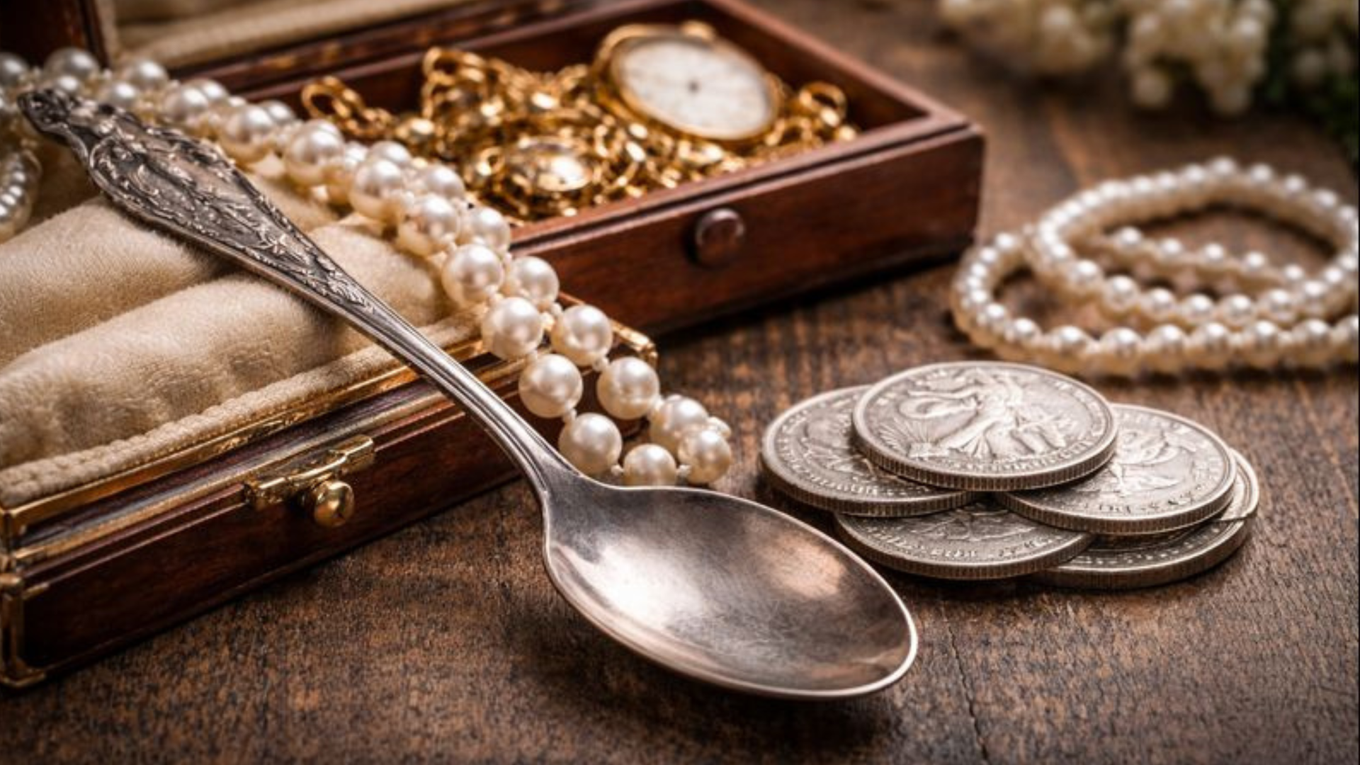 silver spoon and other finery