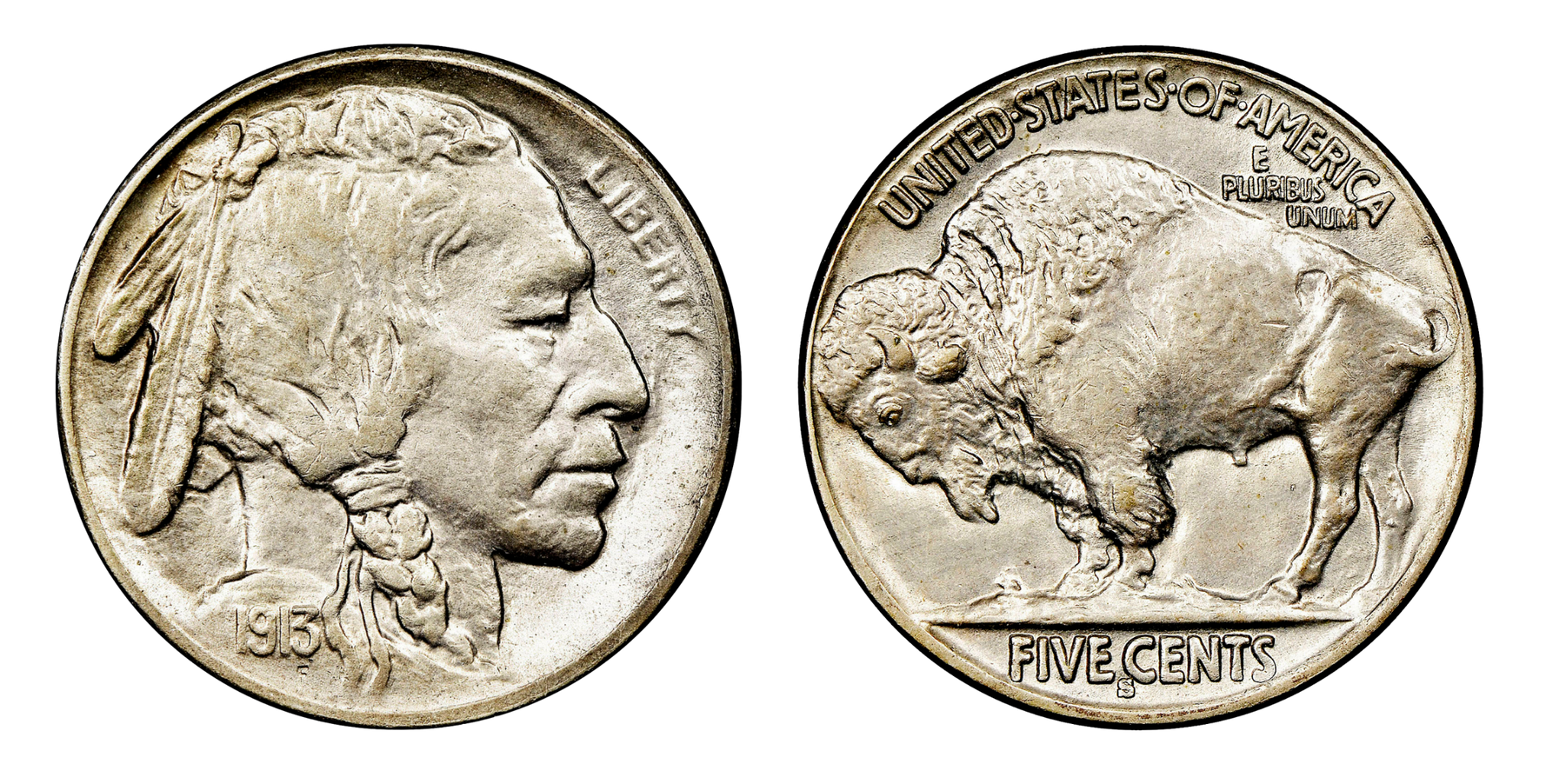 Buffalo Nickel:  1913-1938