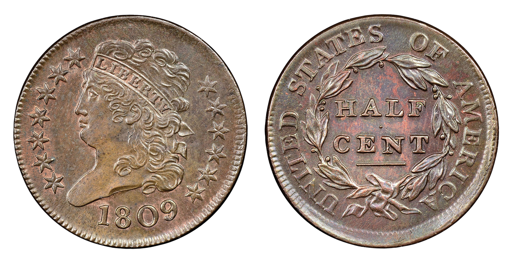 Half Cent - Classic Head 1809-1836