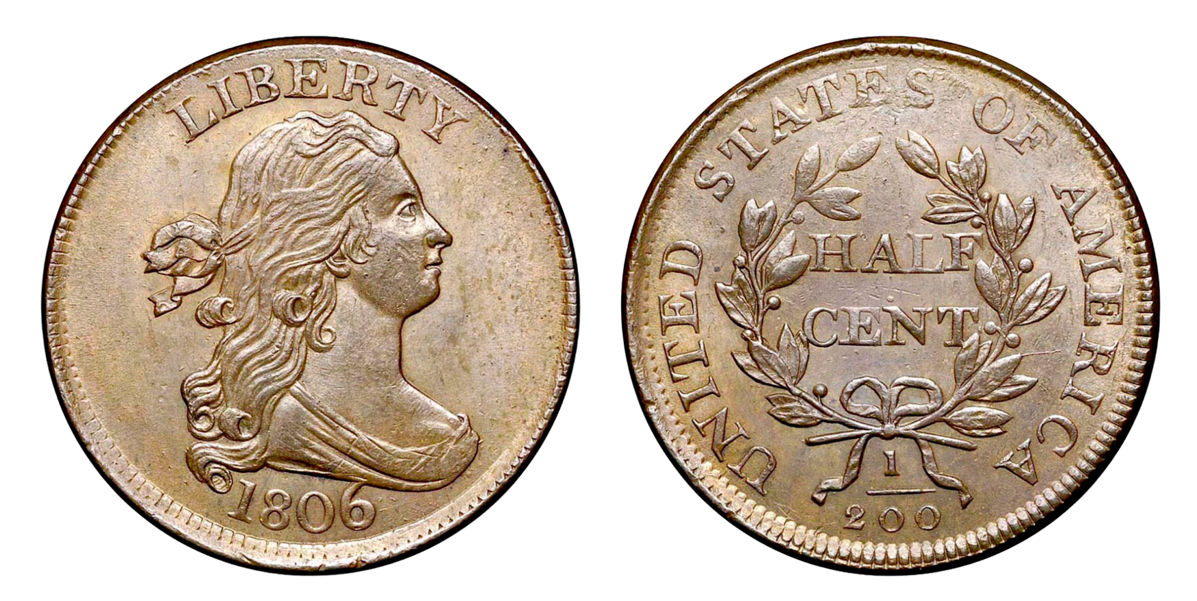 Half Cent - Draped Bust 1800-1808