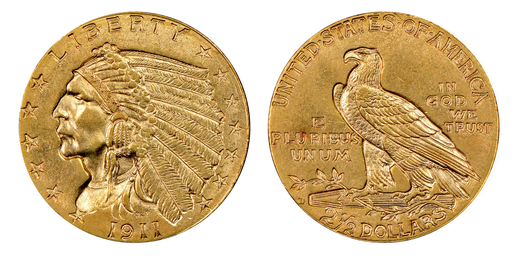 Indian Quarter Eagle:  1908-1929