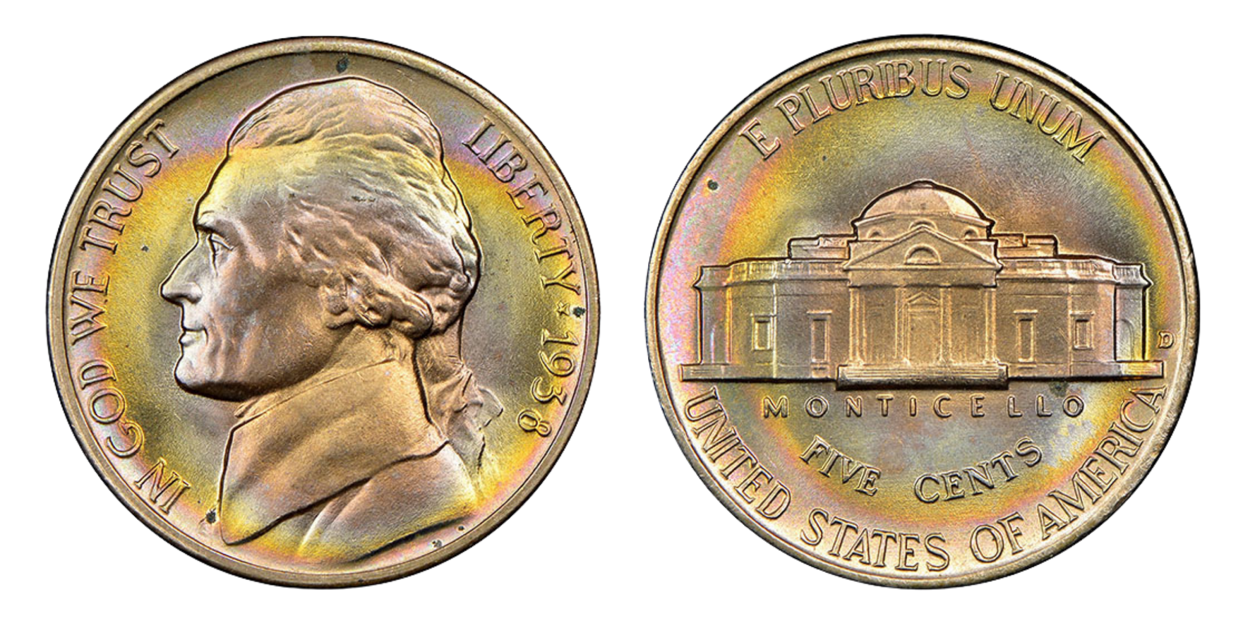 Jefferson War Nickel:  1942-1945