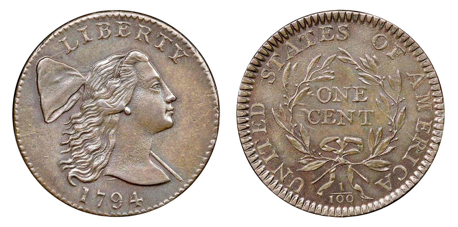 Liberty Cap Large Cent:  1793-1796