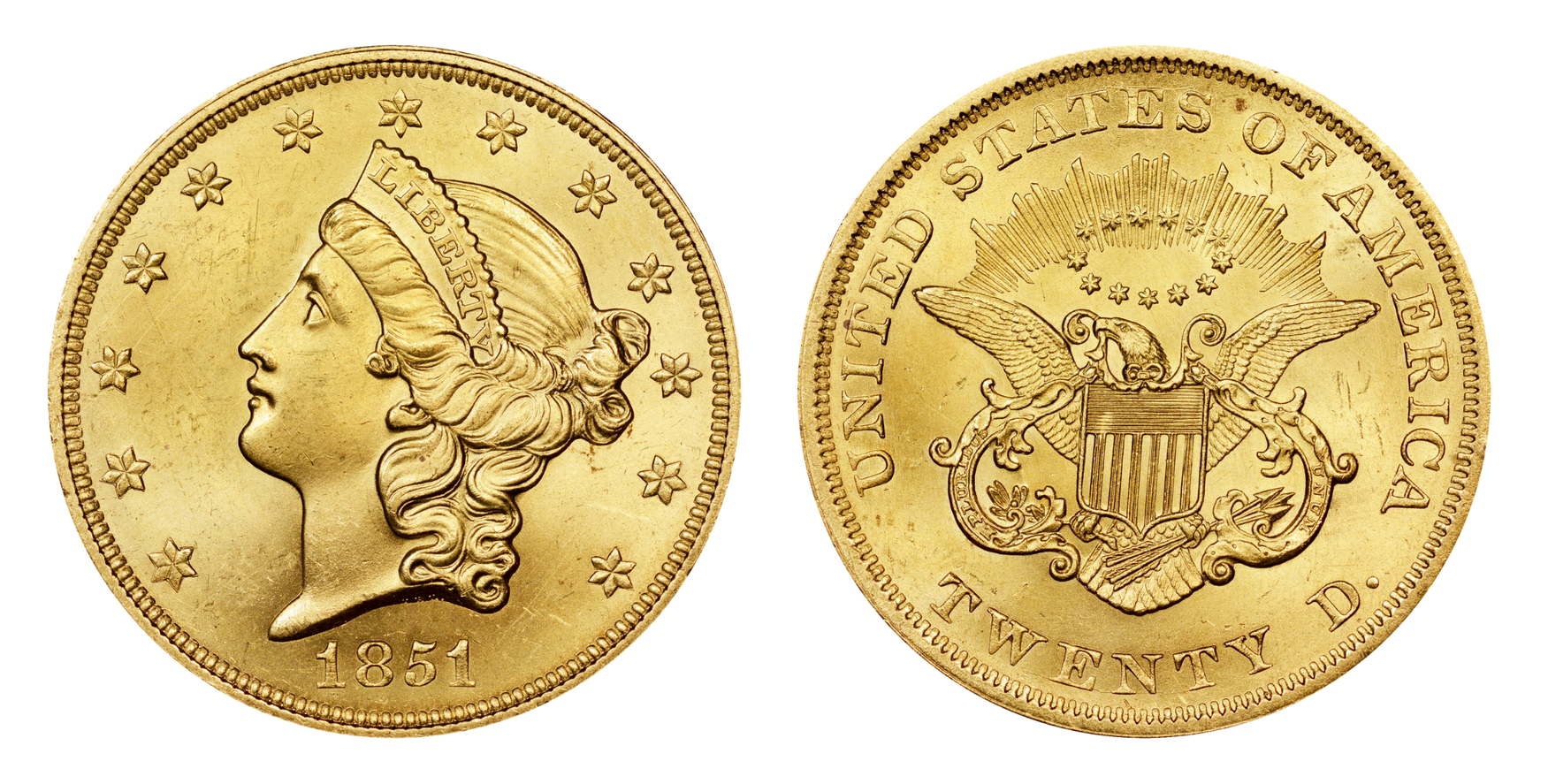 Liberty Double Eagle:  1849-1907
