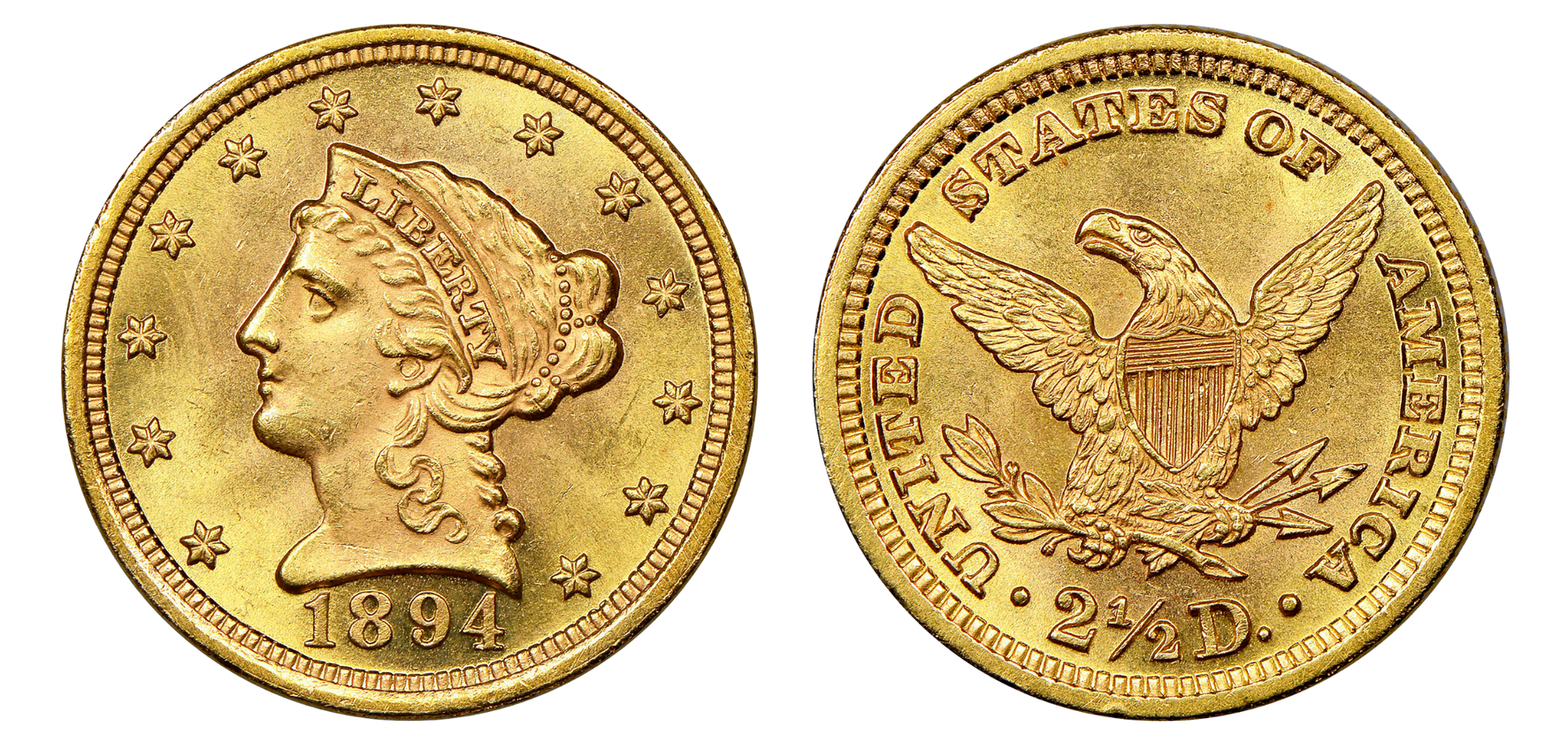 Liberty Quarter Eagle:  1840-1907