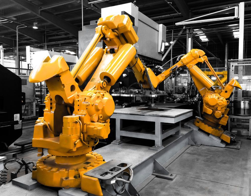 Large Yellow Factory Robot — Industrial Automation Australia in Melbourne, Vic