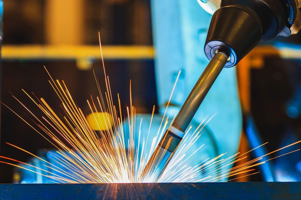 Using Robot Welder in a Factory — Industrial Automation Australia in Adelaide, SA