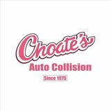 Choate&rsquo;s Auto Collision logo in pink script with &ldquo;Since 1975&rdquo; on a white background