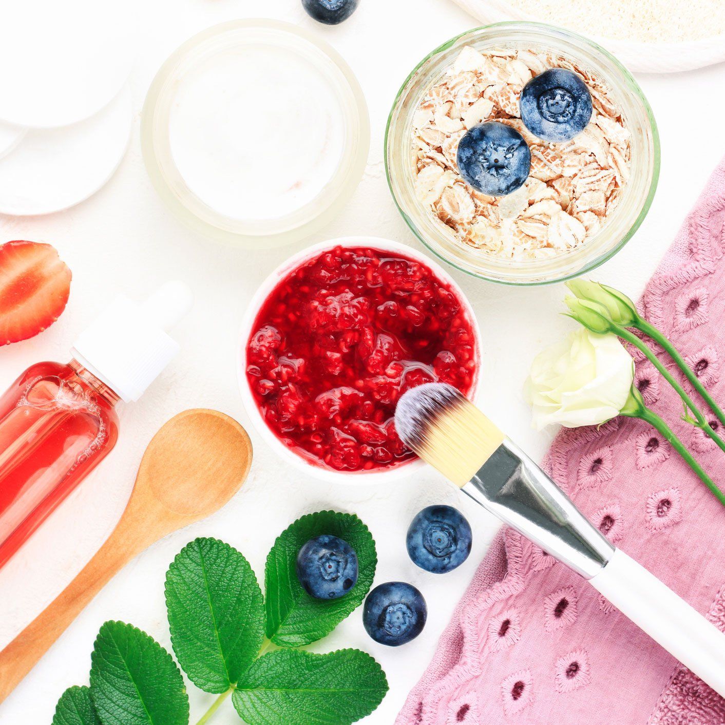 Natural Skin Care Cosmetic with Berries — Tustin, CA — RoseK Medical