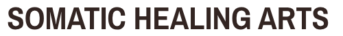 Logo reading “SOMATIC HEALING ARTS” in dark brown text on a white background
