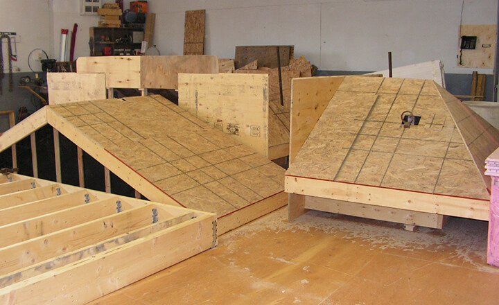 toit préfabriqué sur mesure