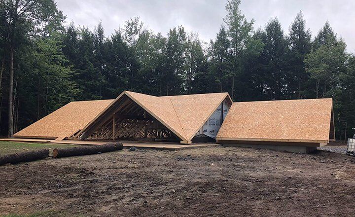 toit préfabriqué sur mesure