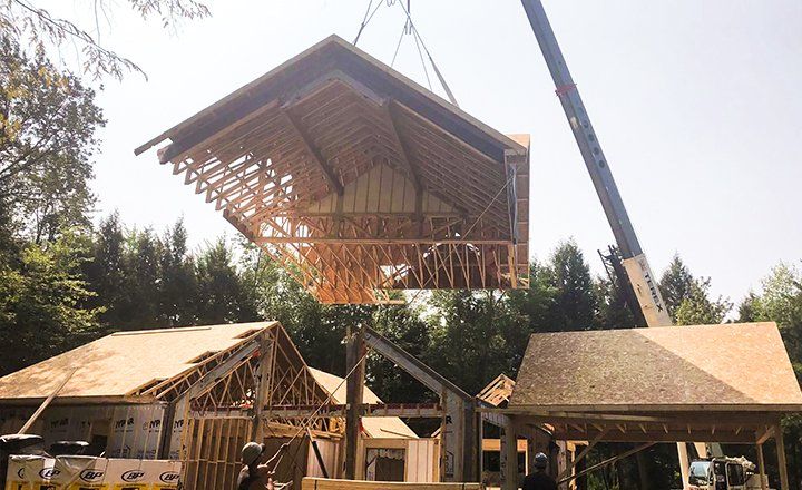 toit préfabriqué sur mesure