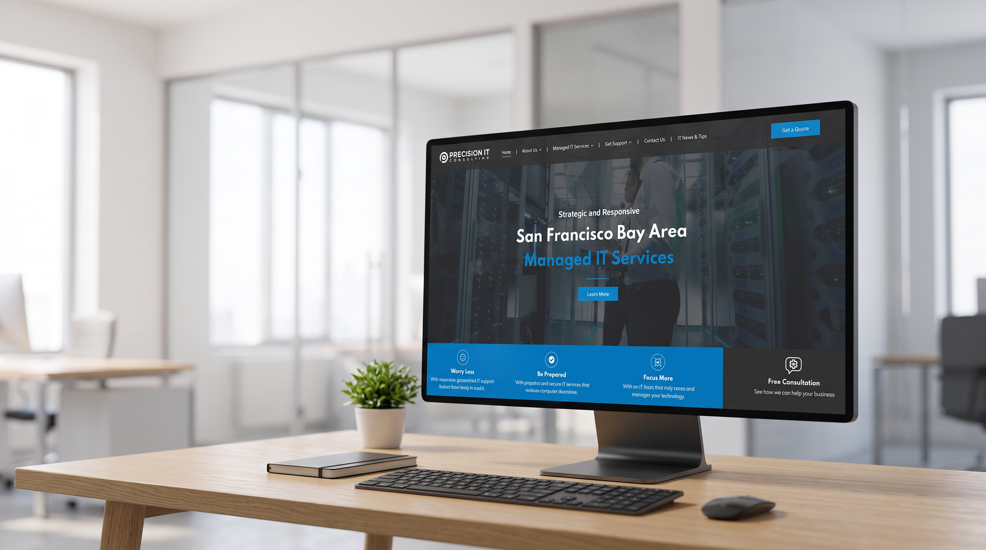 Precision IT Consulting site