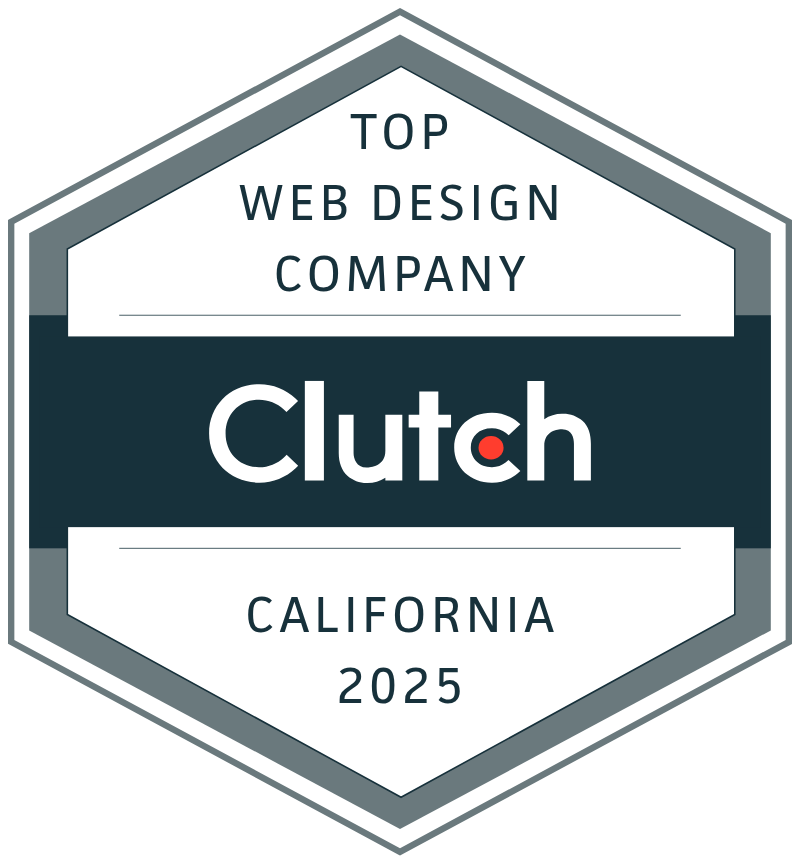 Clutch is a top web design company in california in 2025.