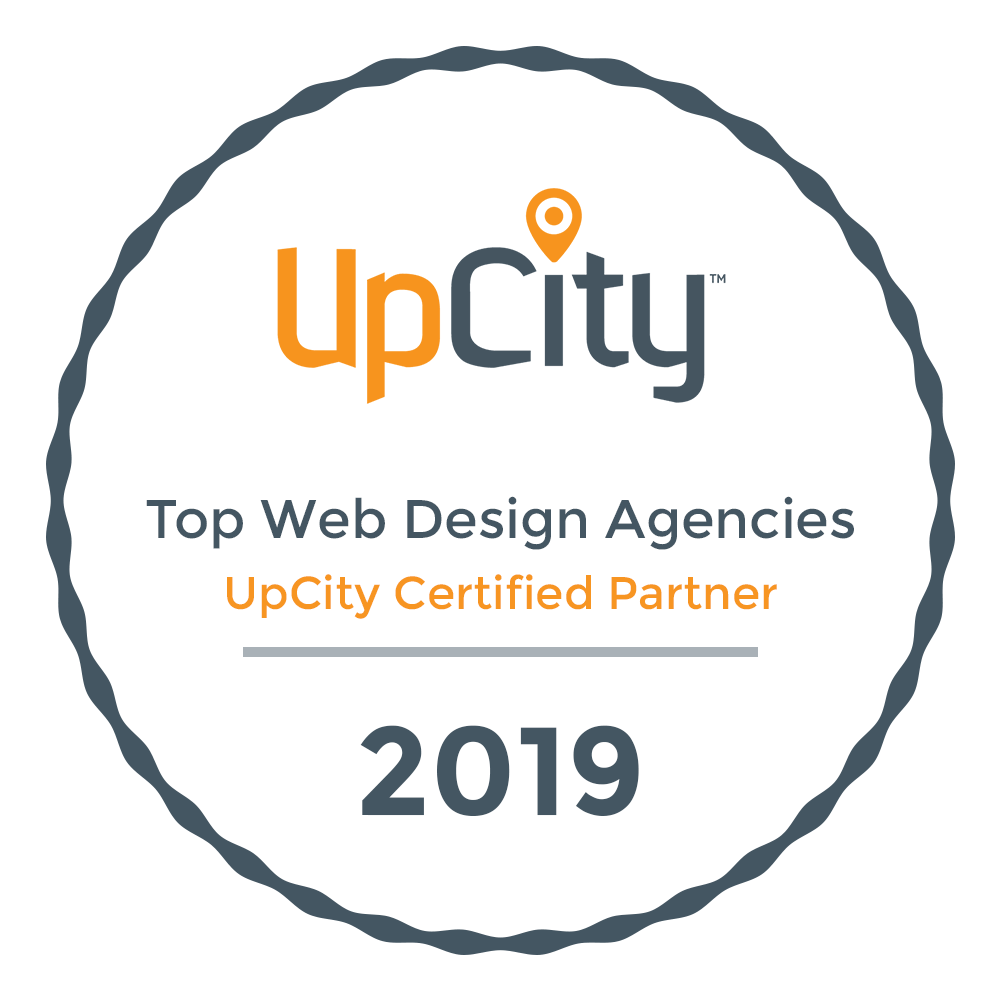 UpCity Top Web Design Agencies Certified Partner badge