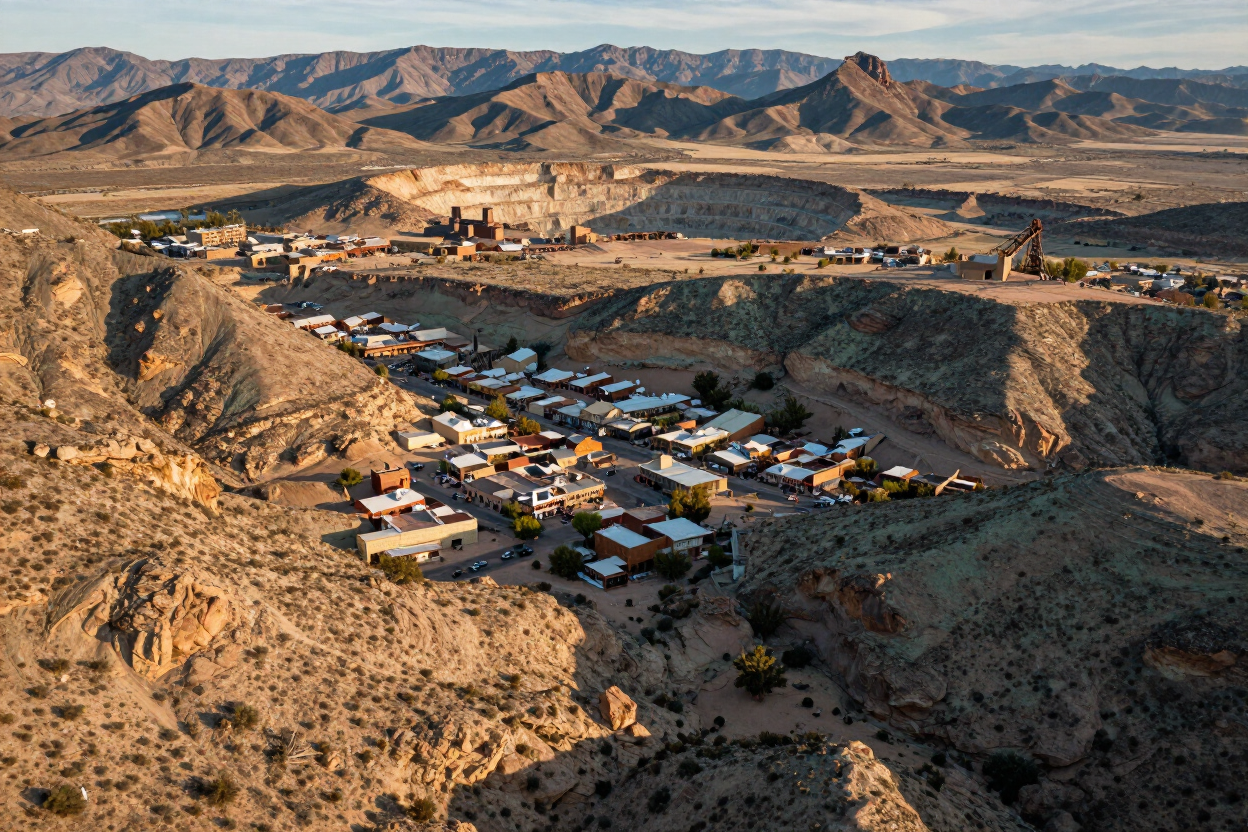 Mule Mountains high-desert landscape near Bisbee, AZ — the terrain where High Desert Veterinary Service serves local pet owners.