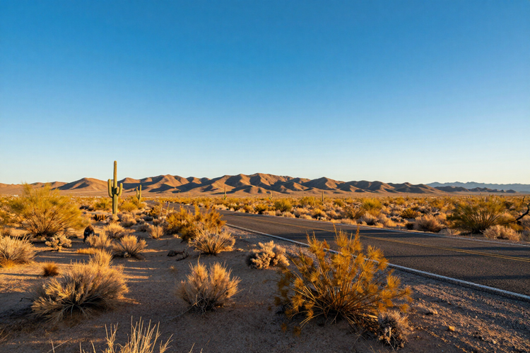 Southern Arizona desert landscape near Douglas, AZ, the home of High Desert Veterinary Service