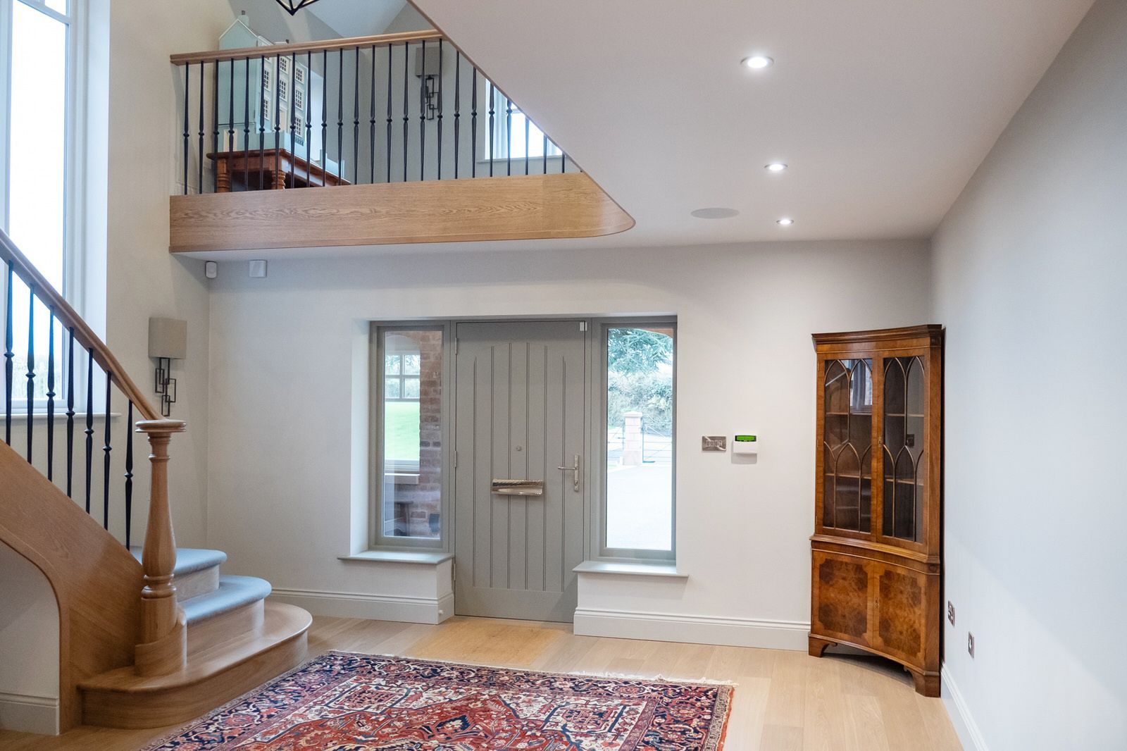 Entrance hallway of new build Goostrey home 
