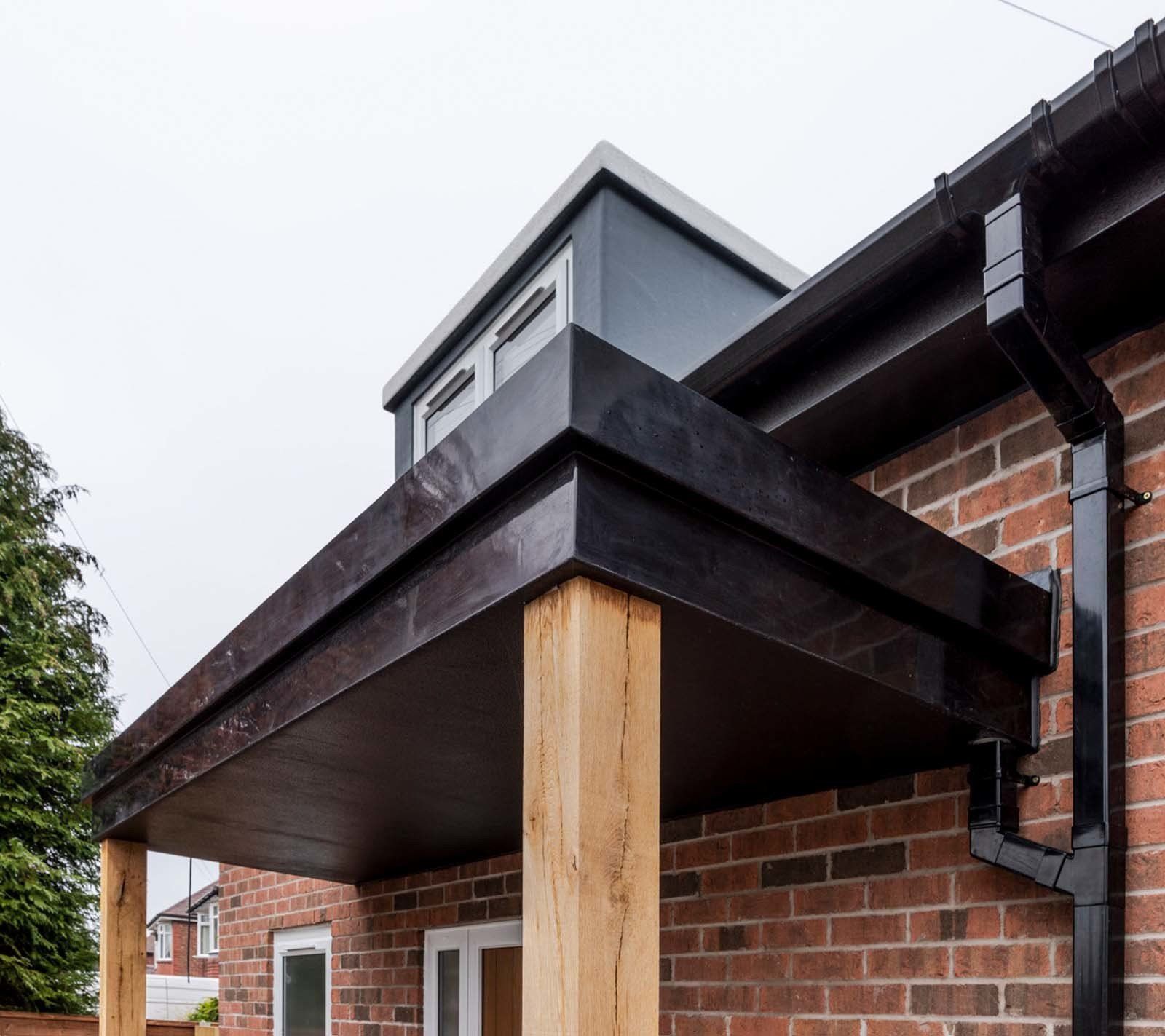Close up of craftmanship of new build home in Cheshire