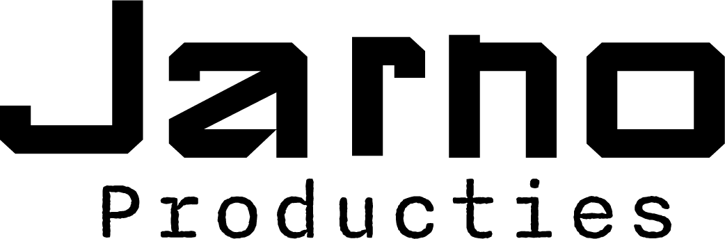 Jarno Productions logo in black text.