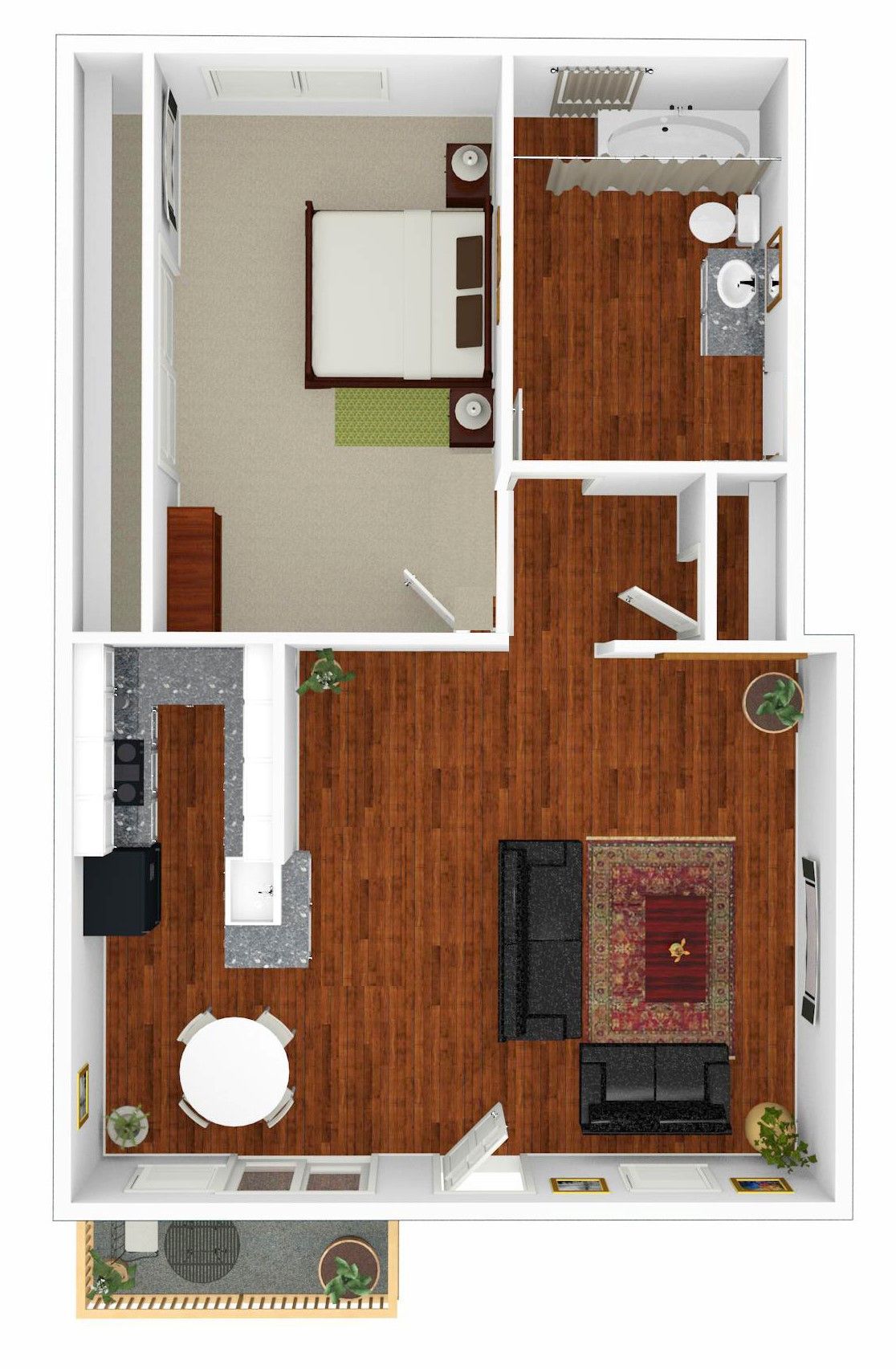 1 Bed | 1 Bath