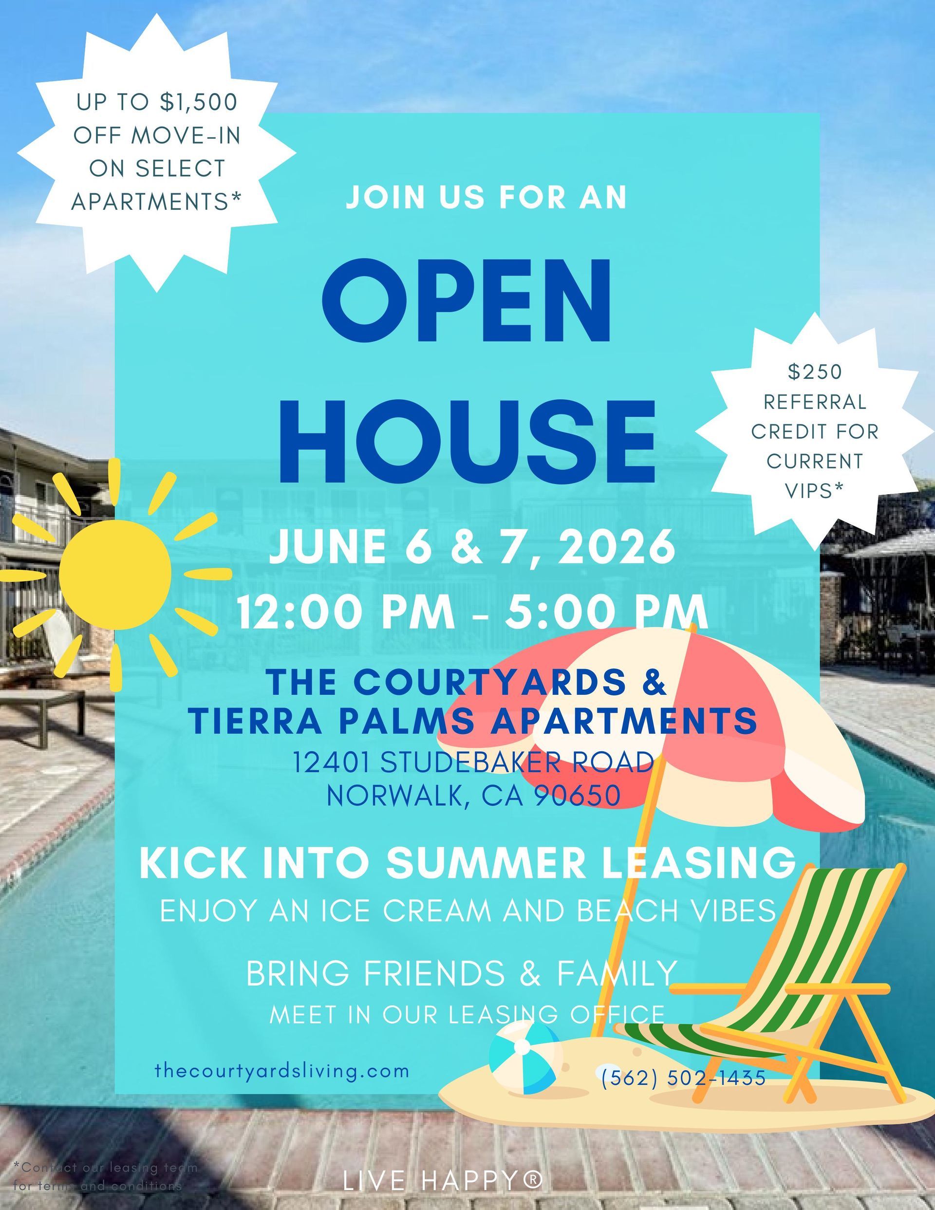 Flyer for the Open House 